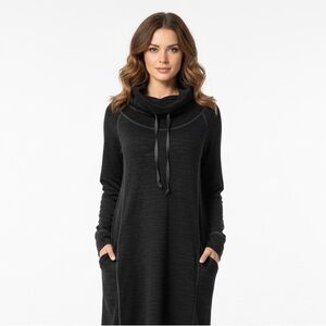 Kühl Charcoal Long Sleeve Tunic/dress with pockets and finger holes size Large